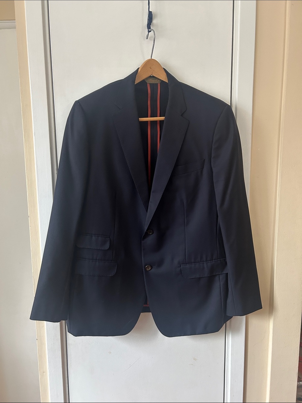 Luxurious Phineas Cole Dark Navy Midnight Blue Jacket Blazer Sports Coat 42-36 T